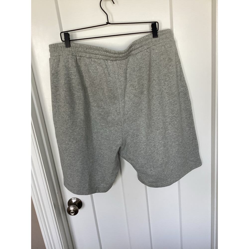 Brady Mens Drawstring Pockets Wordmark Fleece Sweat Shorts Heather Gray Size XXL - Picture 8 of 10